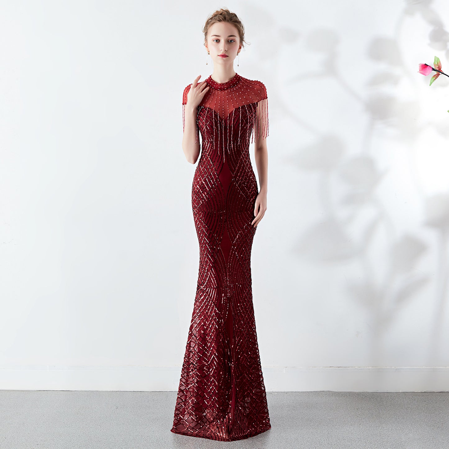 Evening Dress Spring Long Fish Tail Slimming Cocktail Dress Dress Dress Women