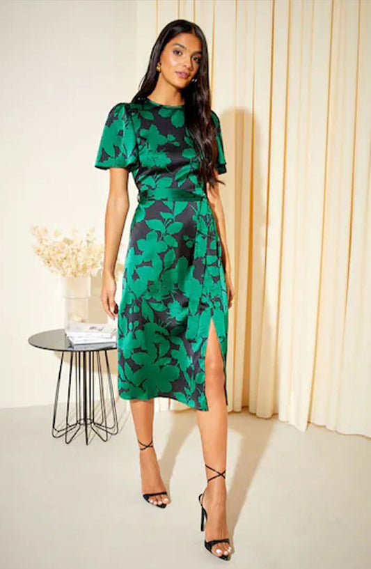 Robe Verte Femme Vêtements Robe Longue Décontractée