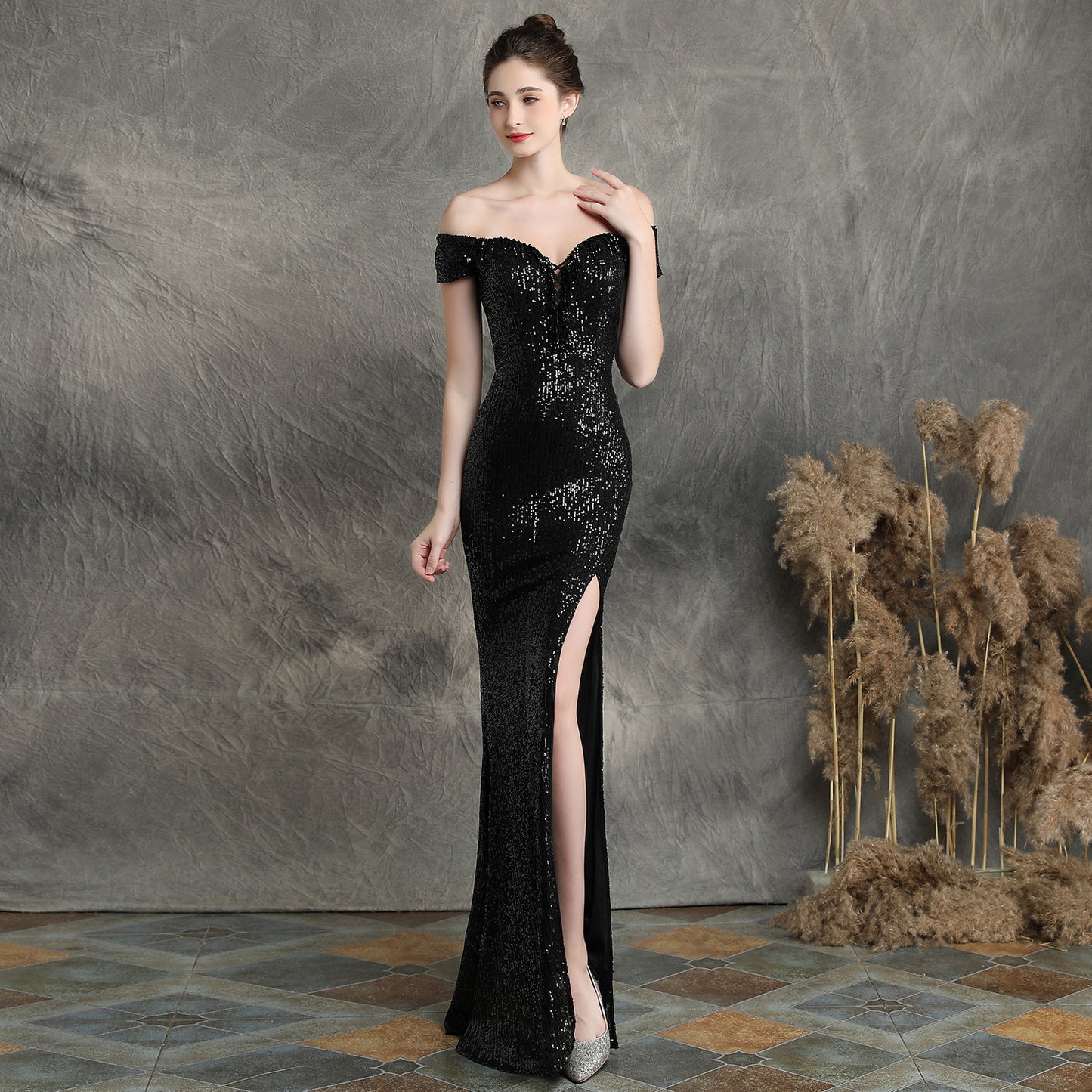 Women Dress Fairy Dream Socialite Gathering Party Evening Dress Sexy Long Slimming Toast Dress