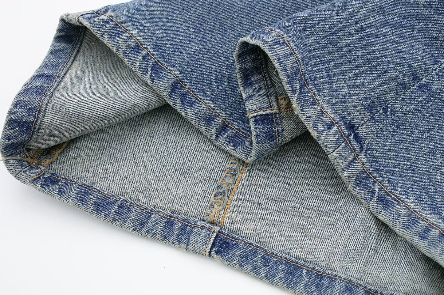 Printemps femmes vêtements coupe ajustée minceur col suspendu robe en jean