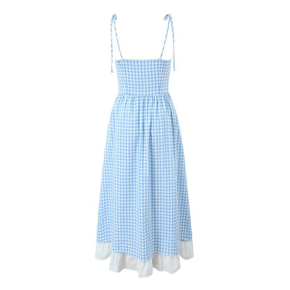 Robe d'été à col en V pour femmes, tenue de vacances féerique française, Maxi, robe de plage