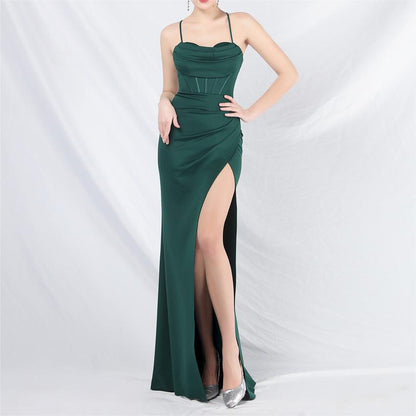 Court Boning Corset Vest High End Camisole Evening Dress