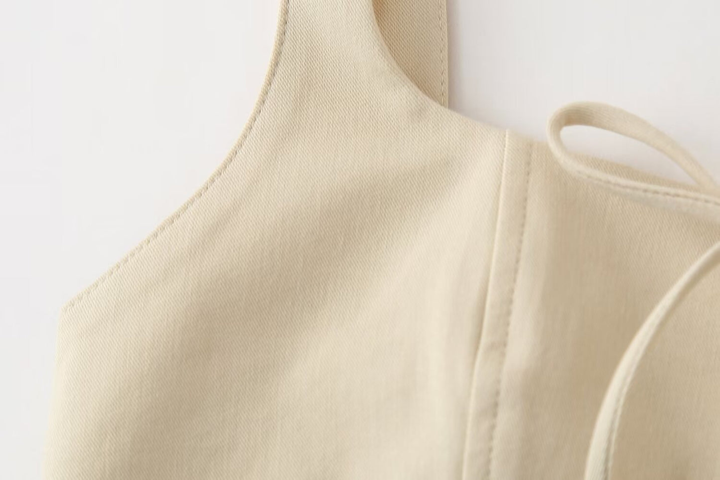 Robe Camisole à lacets sans manches pour femmes, vêtements coupe cintrée, Design fendu, col carré