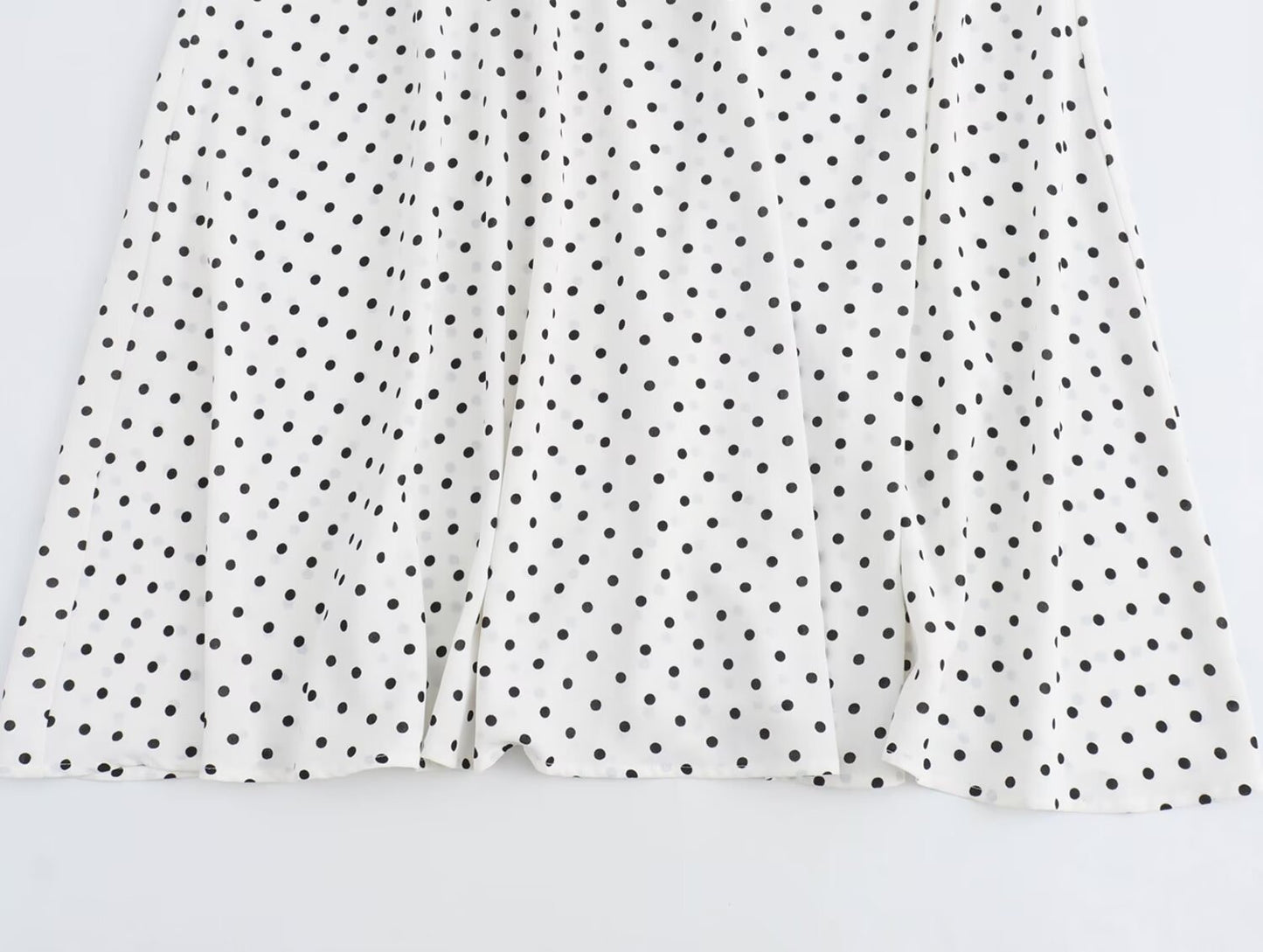 Summer Halter Deep V Plunge Collar Polka Dot Strap Lace up Dress