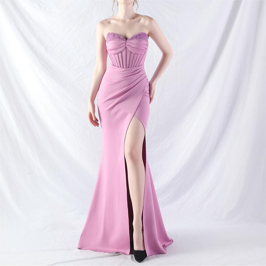 Boning Corset Vest Waist Tight Heavy Industry Bead Shaping High End Evening Dress