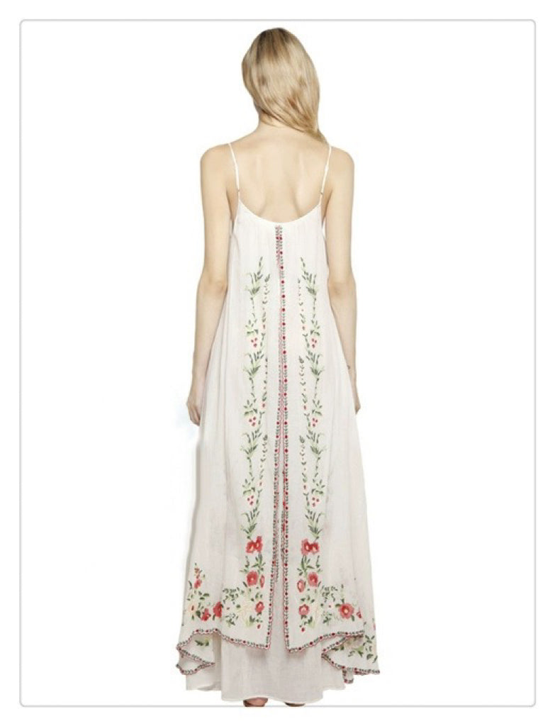 Embroidered Cotton Dress