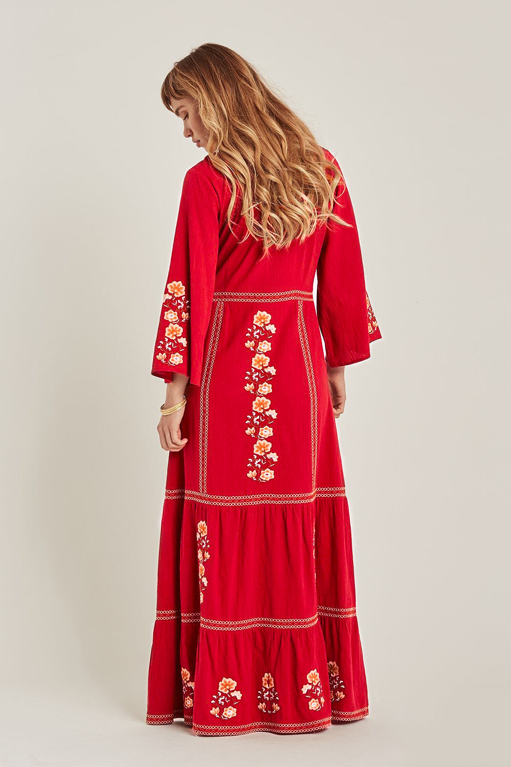 Bohemian Holiday Embroidery Dress