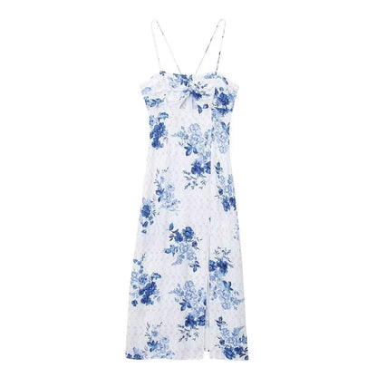 Spring Floral Print Underwear Dress