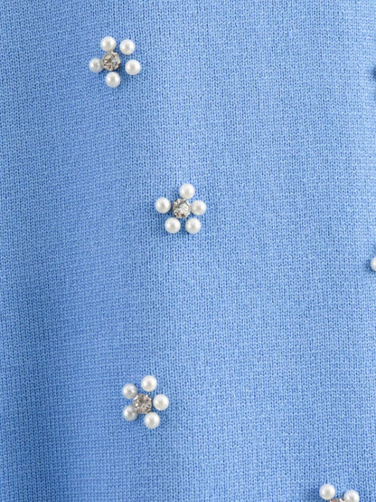 Mini robe tricotée en perles pour femmes, vêtements d'été décontractés, simples, bijoux