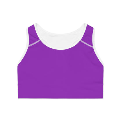 Pruple - Glam Wave Sports Bra