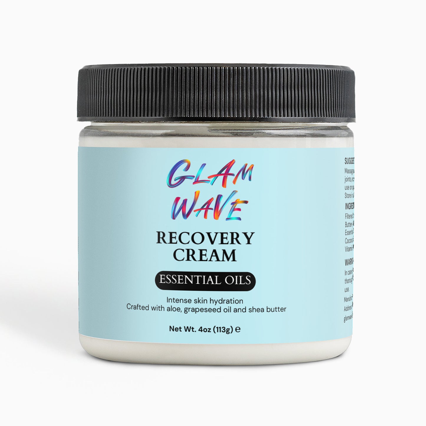 Crème de récupération 4OZ (113g) Glam Wave