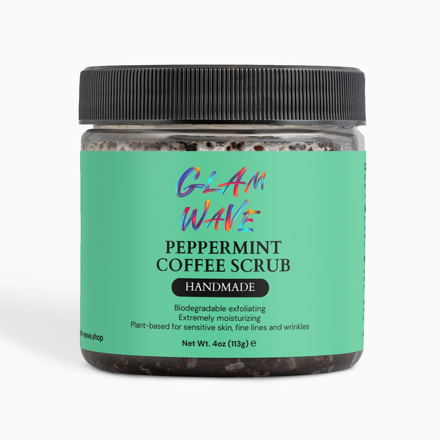 Peppermint Coffee Scrub 4oz (113g) Glam Wave