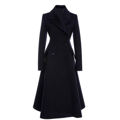 Elegant Slim Fit Women's Woolen Coat