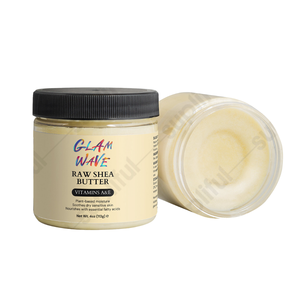 Manteca de karité cruda 4 oz (113 g) Glam Wave