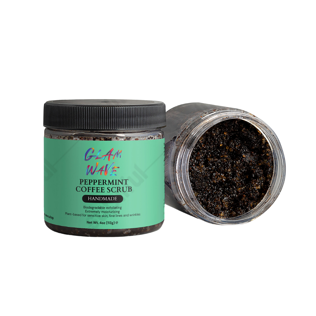 Gommage au café et à la menthe poivrée 4 oz (113 g) Glam Wave