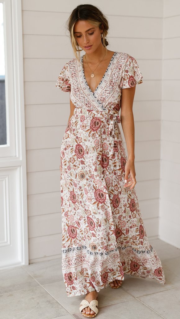 Robe d'été décontractée à imprimé Floral, tenue Sexy pour femmes, vêtements