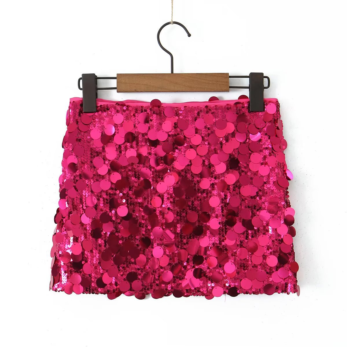 Sequined Sheath Skirt Mini Women