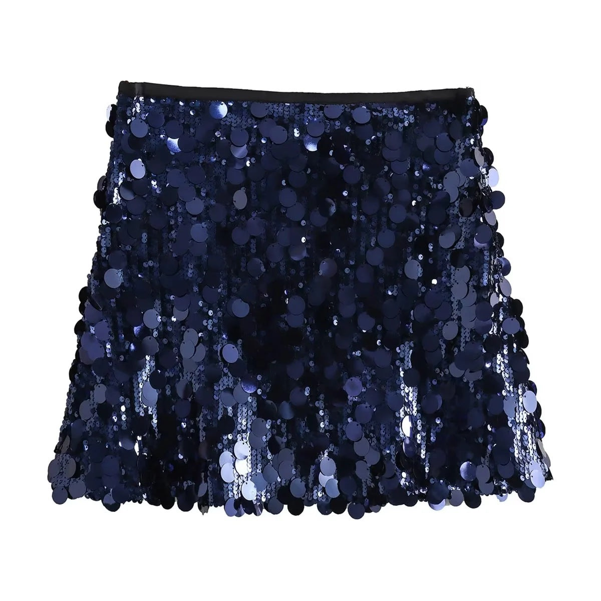 Sequined Sheath Skirt Mini Women