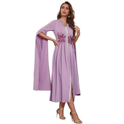 Muslim Autumn Middle East Arab Ladies Dress Robe