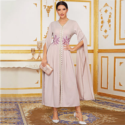 Muslim Autumn Middle East Arab Ladies Dress Robe