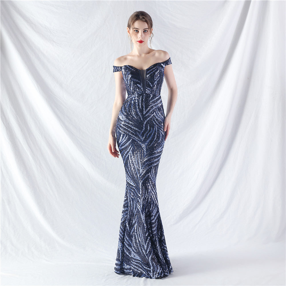 Court Boning Corset Waist Tight Vest High End Evening Dress