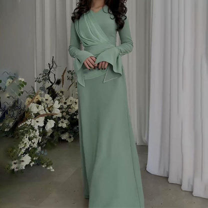 Spring Summer Women Elegant Evening Maxi Dress