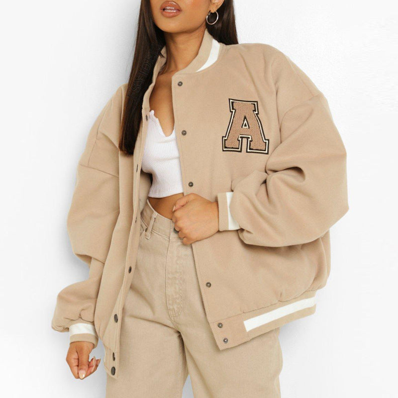 Vêtements pour femmes veste universitaire femmes automne hiver Hip Hop polaire veste rembourrée