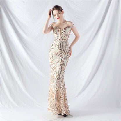 Court Boning Corset Waist Tight Vest High End Evening Dress