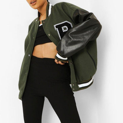 Vêtements pour femmes veste universitaire femmes automne hiver Hip Hop polaire veste rembourrée