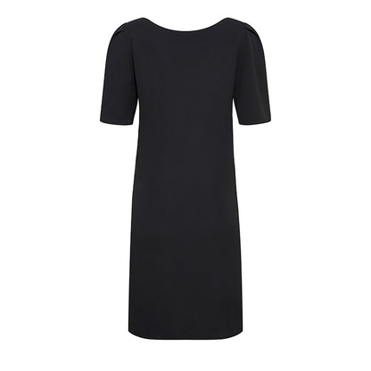 Robe française à manches courtes pour femme, petite robe d'été Audrey High Sense Bow Hepburn