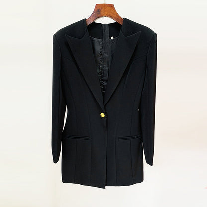 Goods Stars S Zipper Slim Fit One Button Suit Dress