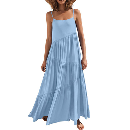 Summer Women Pleated Beach Camisole