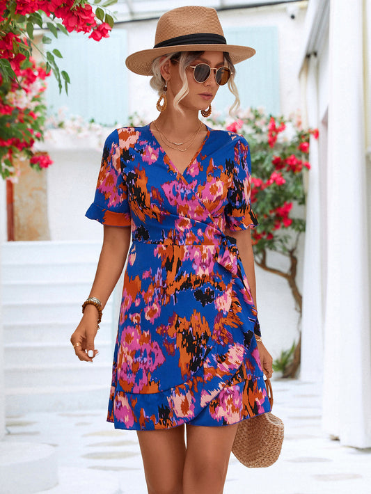 Spring Summer Arrival Ruffled Stomach Blanket Dress