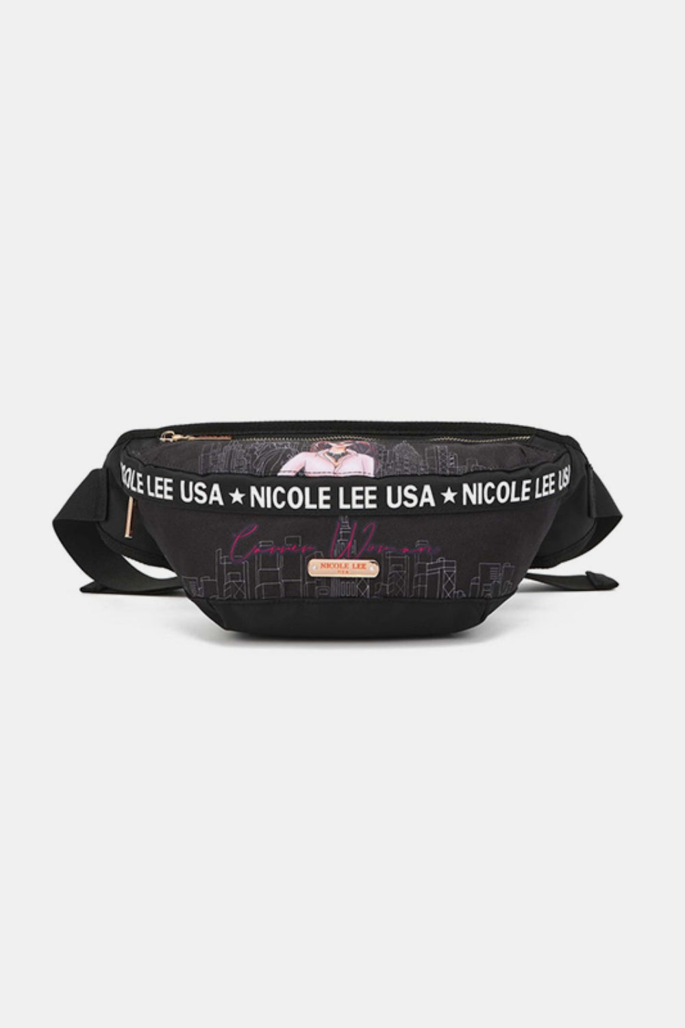 Sac banane avec logo Nicole Lee USA