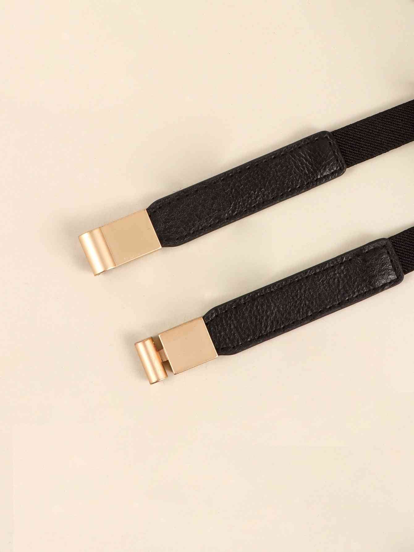 Ceinture fine élastique en PU