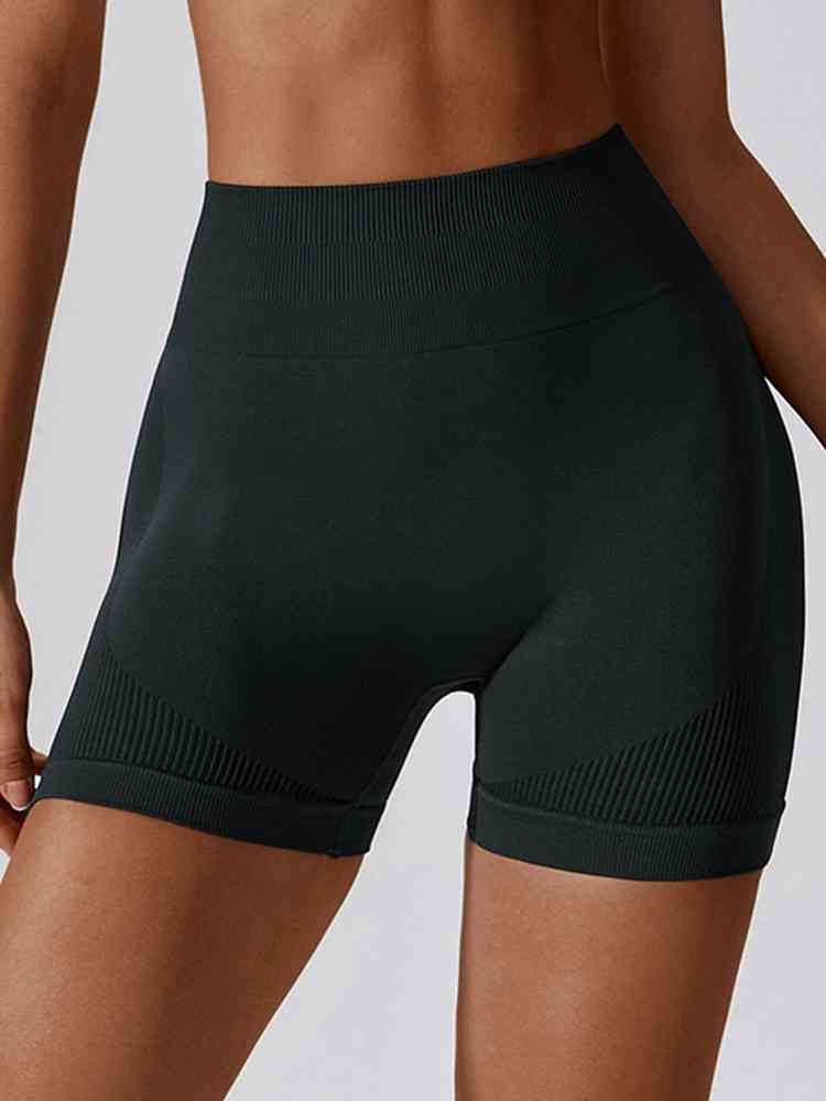 Shorts deportivos de corte slim con cinturilla ancha