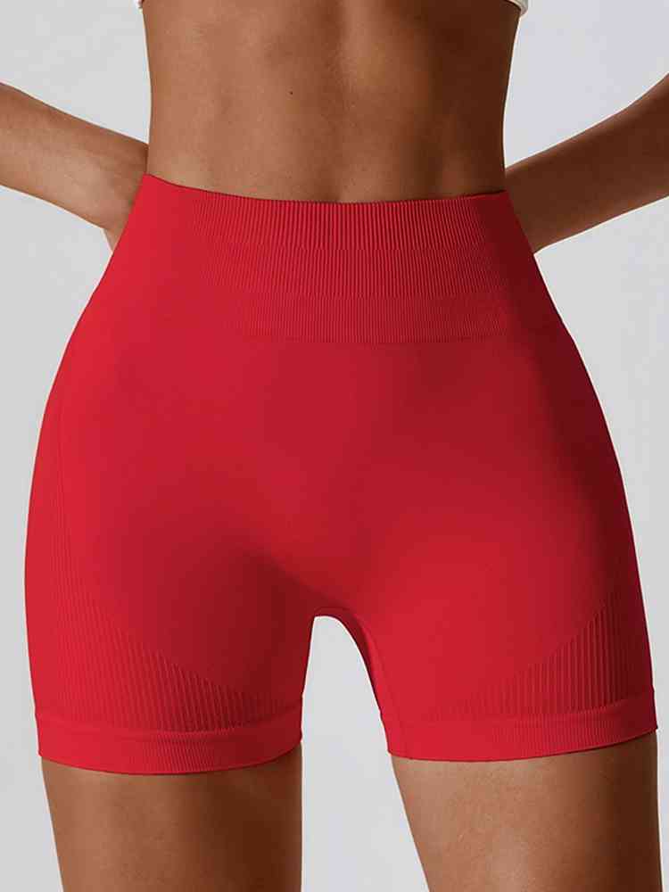 Shorts deportivos de corte slim con cinturilla ancha