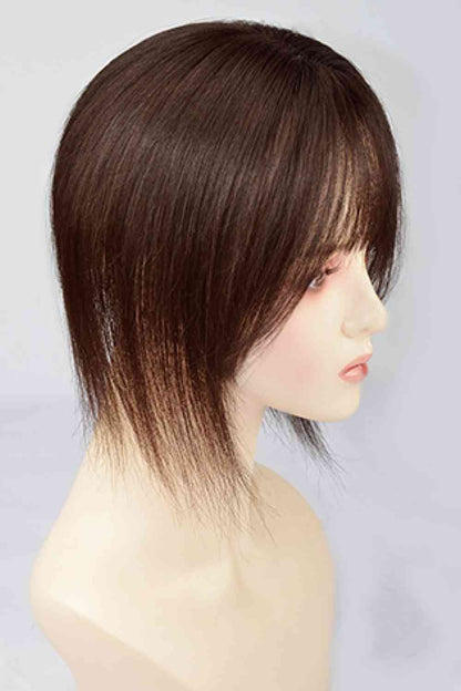 10" 9*14" densité humaine entièrement faite à la main de Topper 150% de cheveux de Vierge