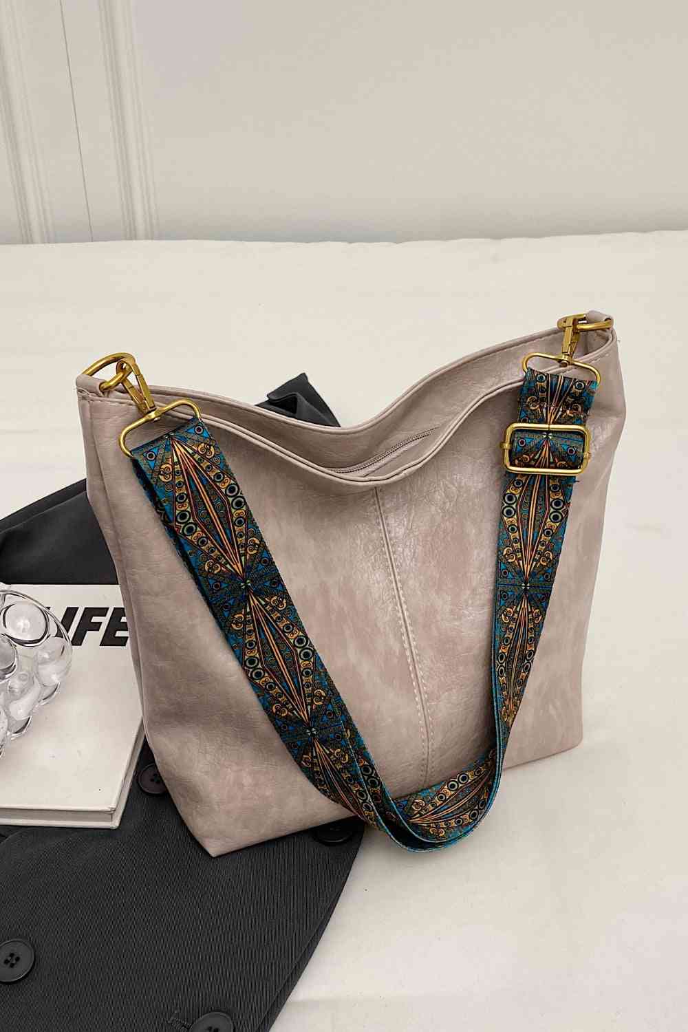 Sac à bandoulière en cuir PU adoré