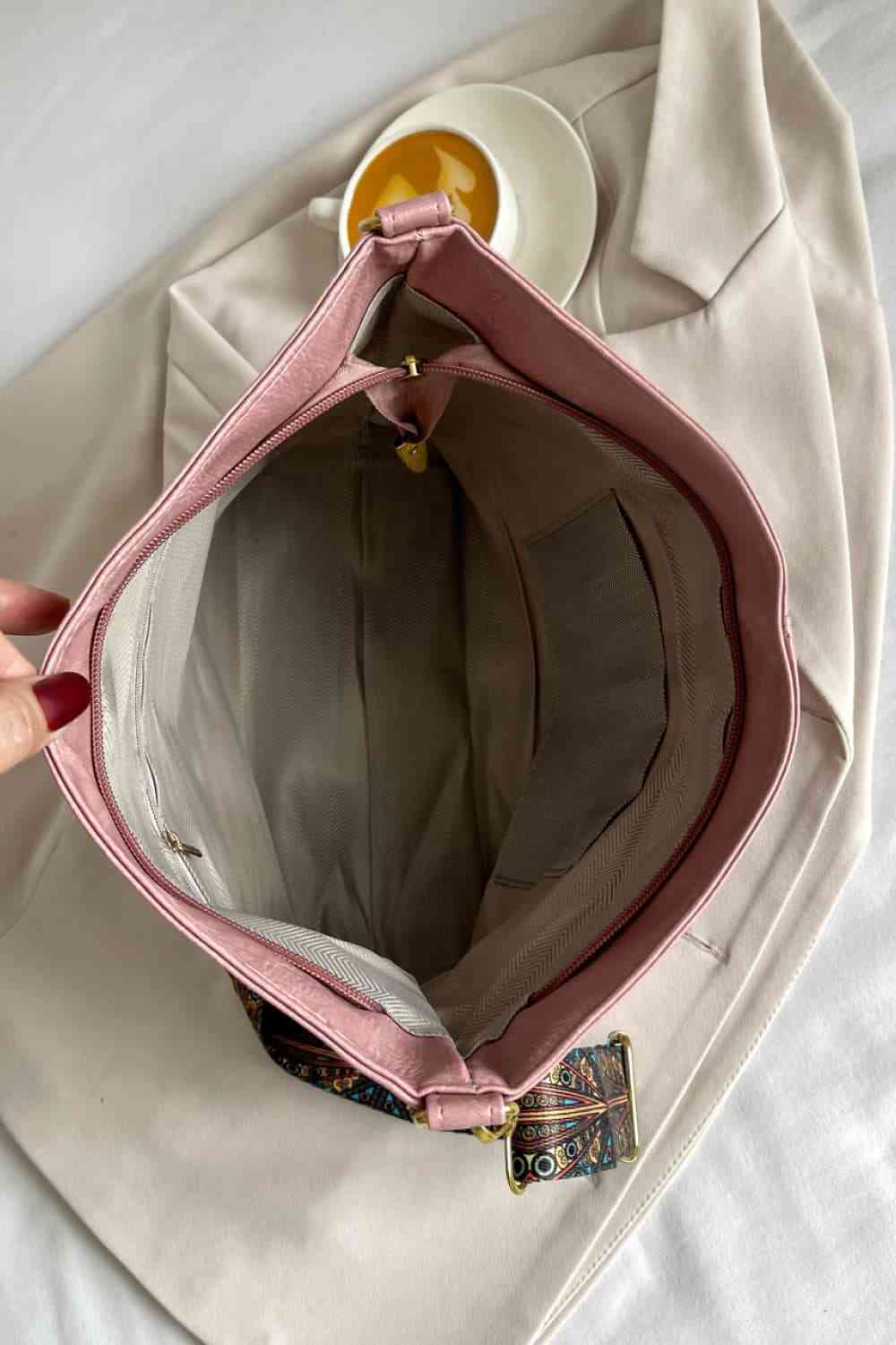 Sac à bandoulière en cuir PU