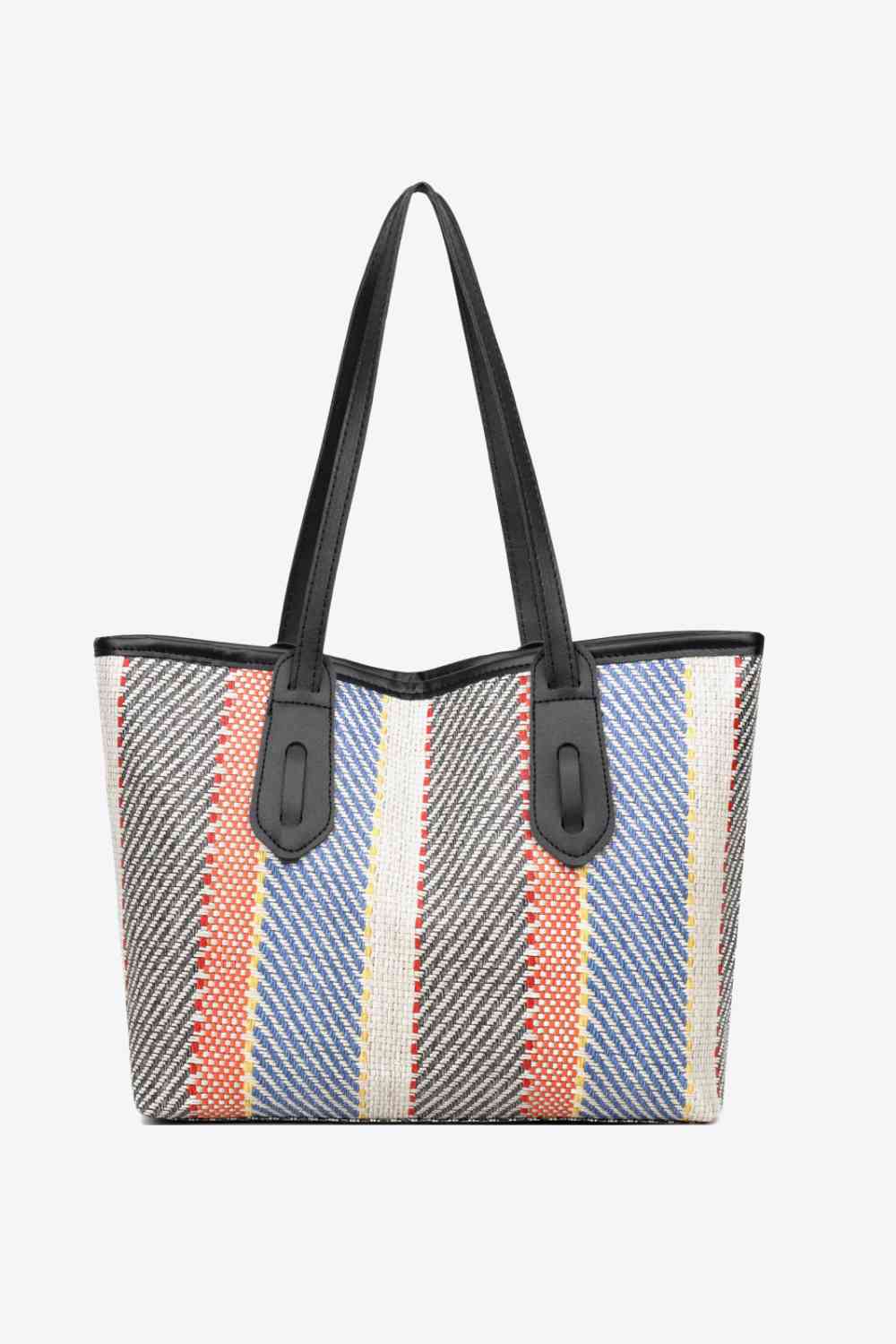 Bolso tote de cuero de PU multicolor