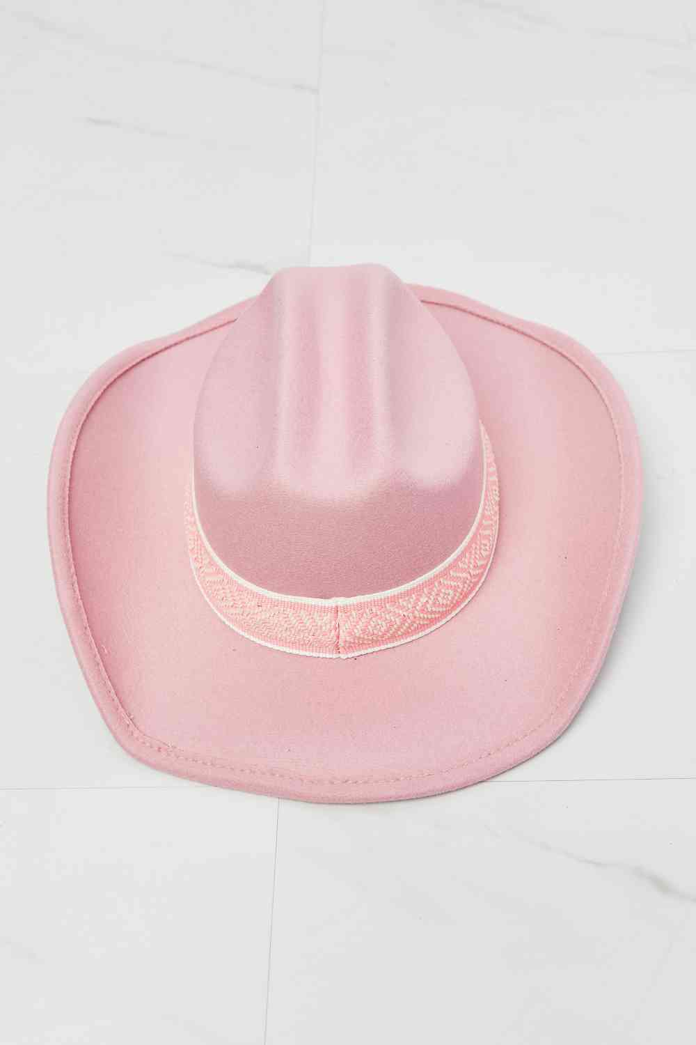 Chapeau de cowboy Fame Western Cutie en rose