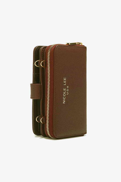 Nicole Lee USA Two-Piece Crossbody Phone Case Wallet