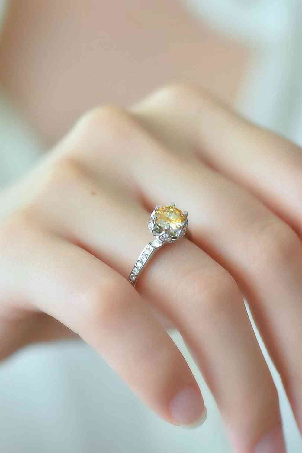 Bague Moissanite 2 carats Tu es mon amant