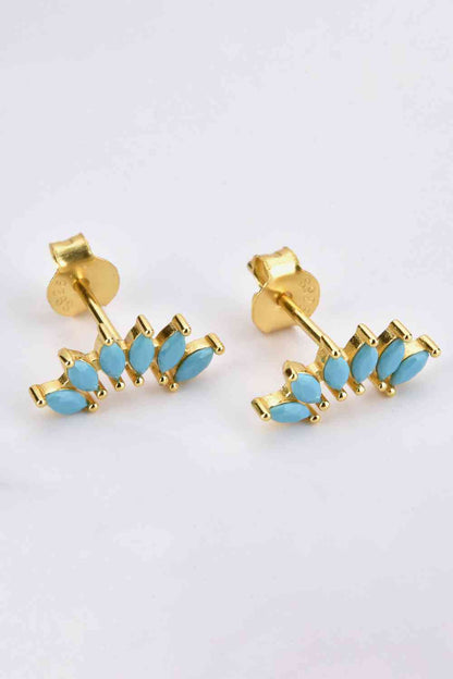 Zircon 925 Sterling Silver Stud Earrings