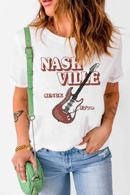 NASHVILLE DEPUIS 1779 T-shirt graphique