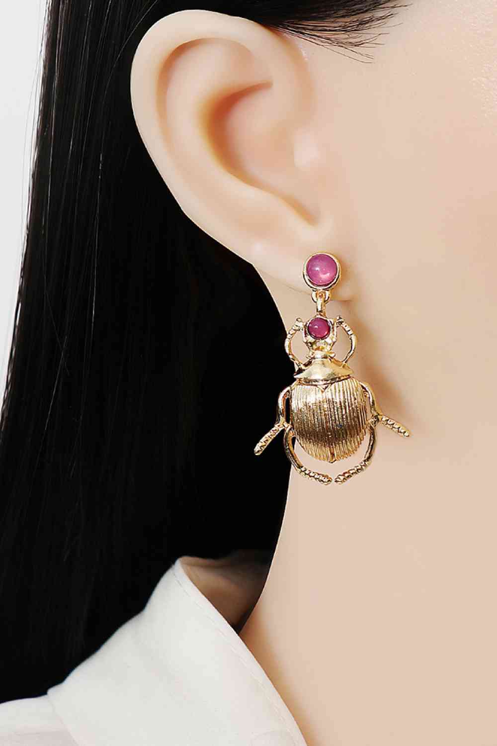 Pendientes colgantes con forma de insecto