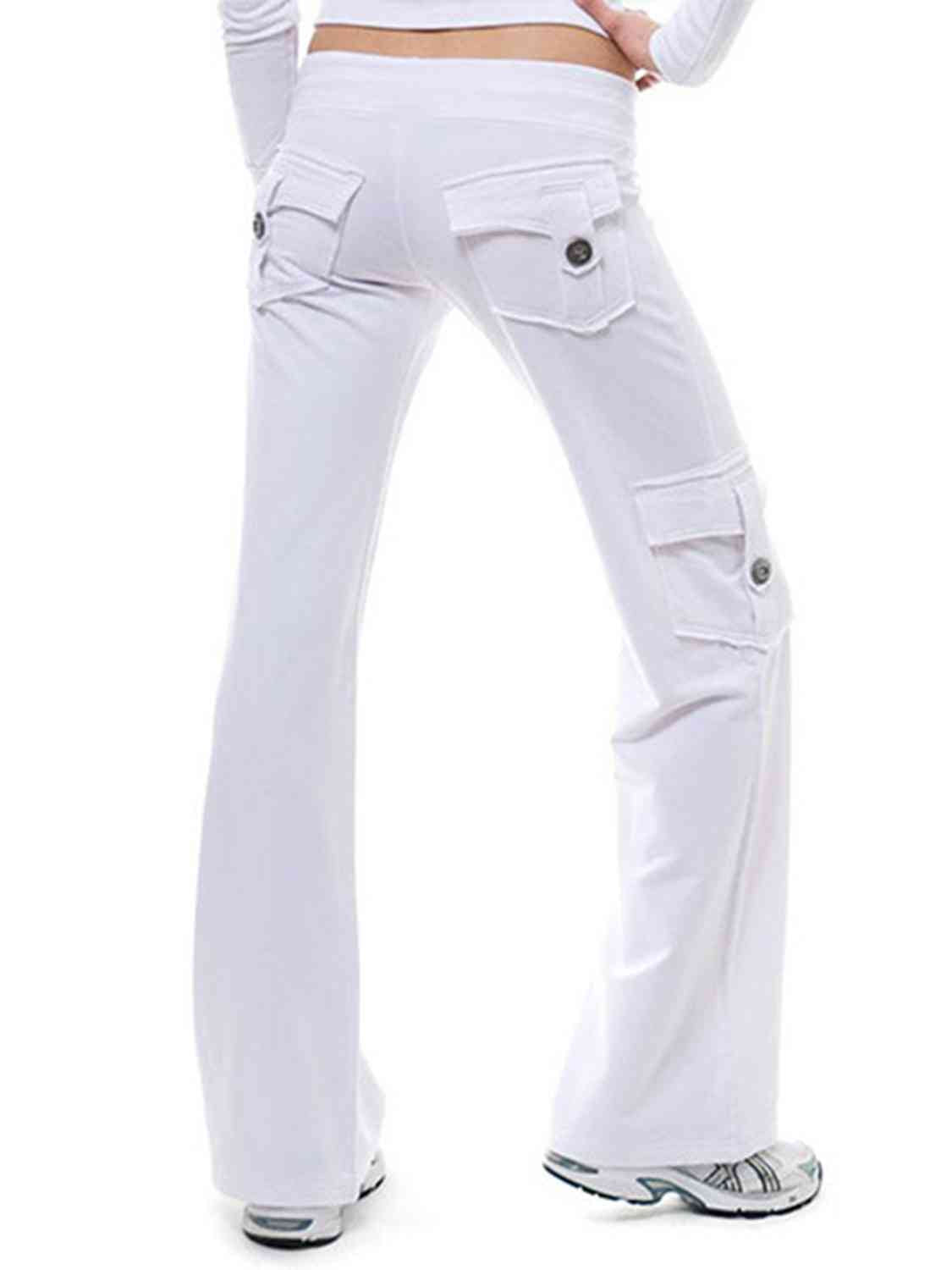 Pantalon taille moyenne avec poches