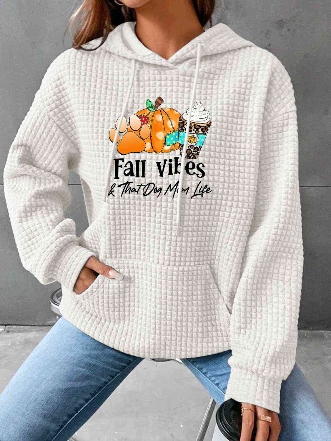 Sweat à capuche graphique pleine taille avec cordon de serrage