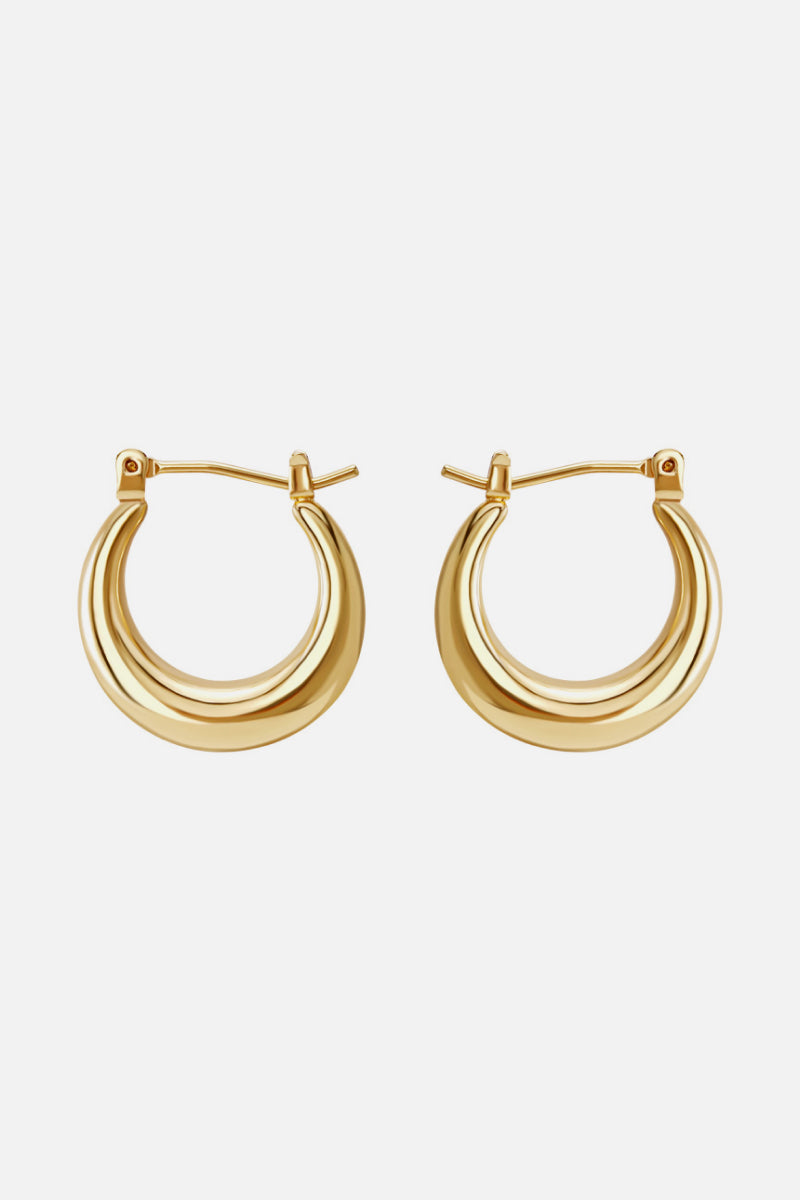 Round Hoop Earrings